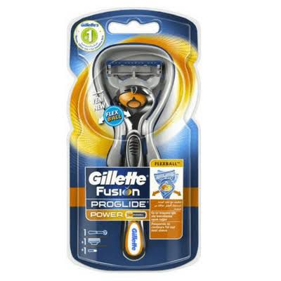 Gillette men razor with smooth texture